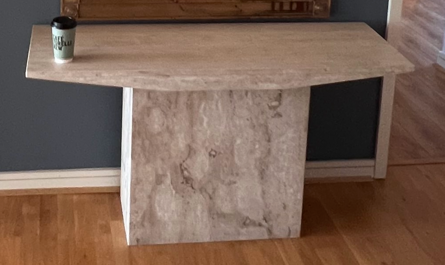 Italian Marble Console Table
