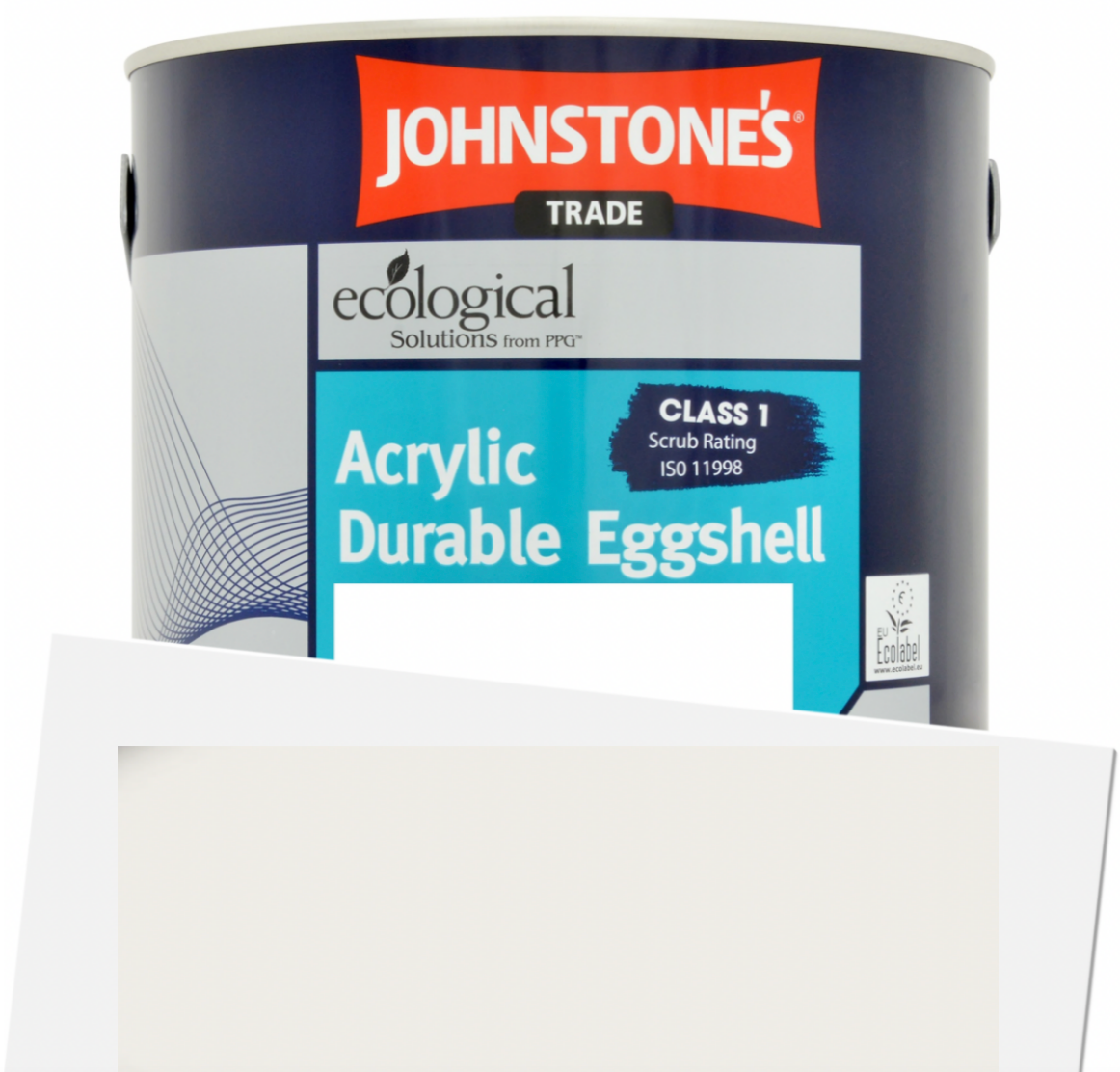 2.5L Johnstone’s Acry Dura - Pure Brilliant White, Eggshell Quick Dry