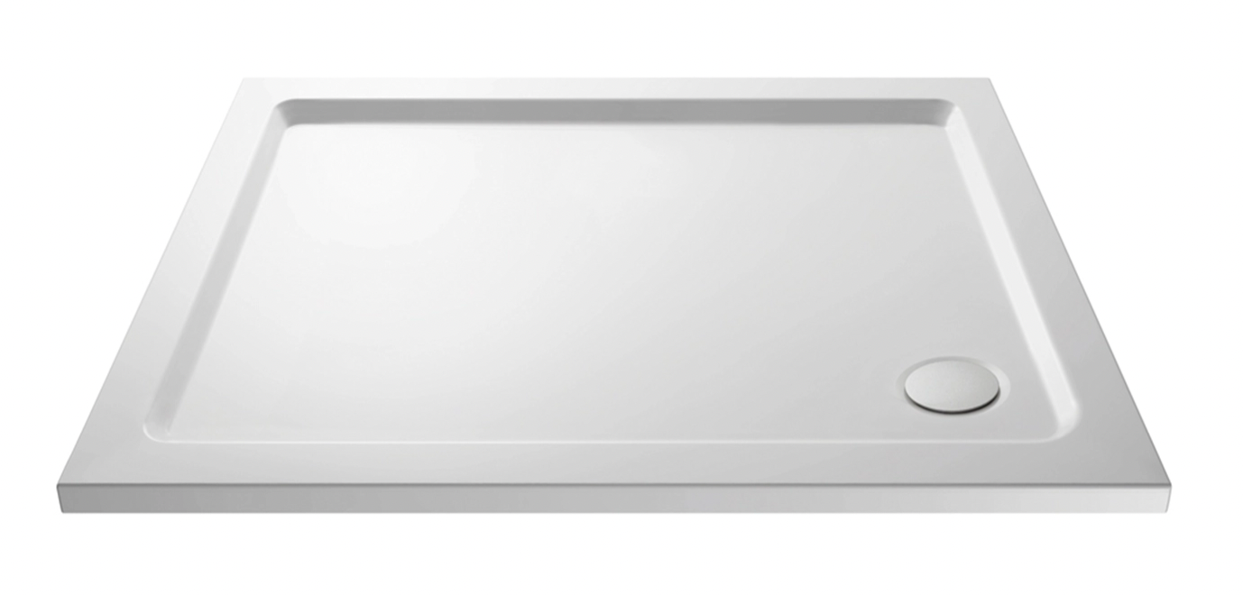 Drench MineralStone Low Profile Rectangular Shower Tray - 1200x800mm