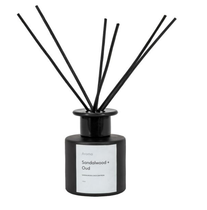 Aroma 100ml Reed Diffuser Sandalwood & Oud