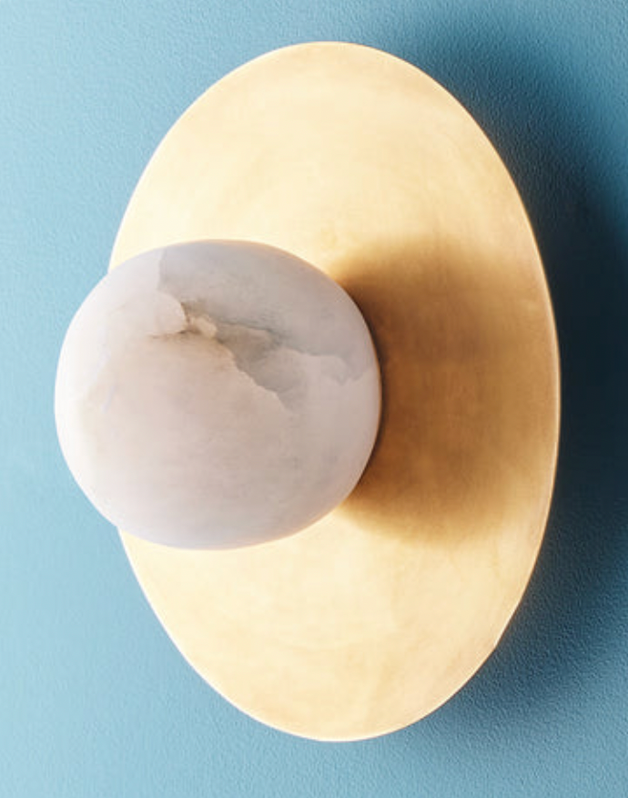 Leela alabaster wall light