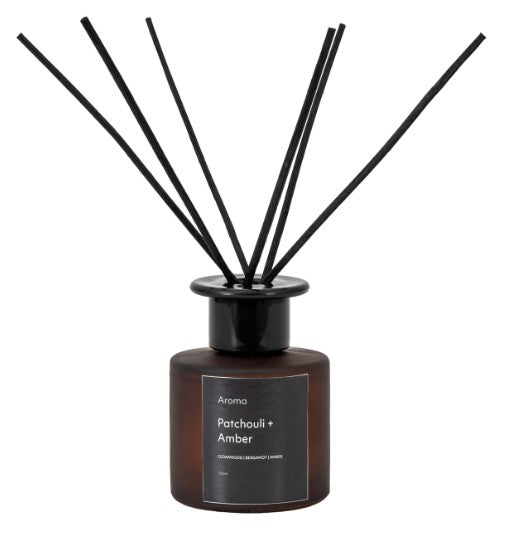Aroma 100ml Reed Diffuser Patchouli & Amber