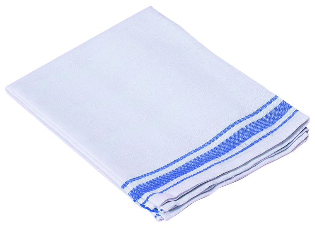 Cotton Tea Towels - White 10pcs