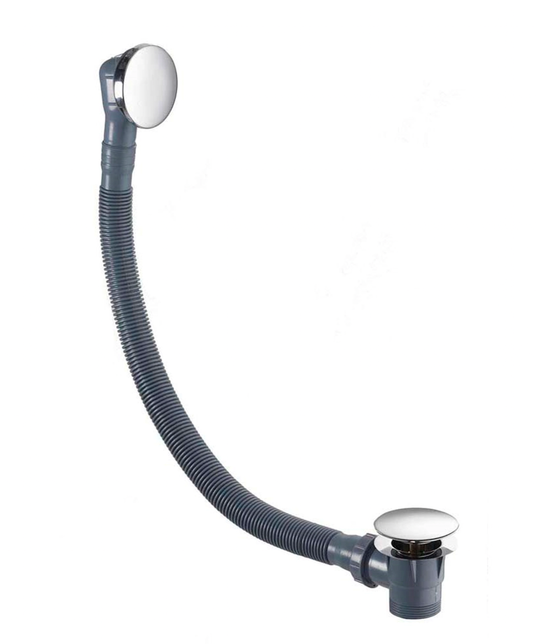 Pura Clicker Bath Waste with Contemporary Overflow Cover