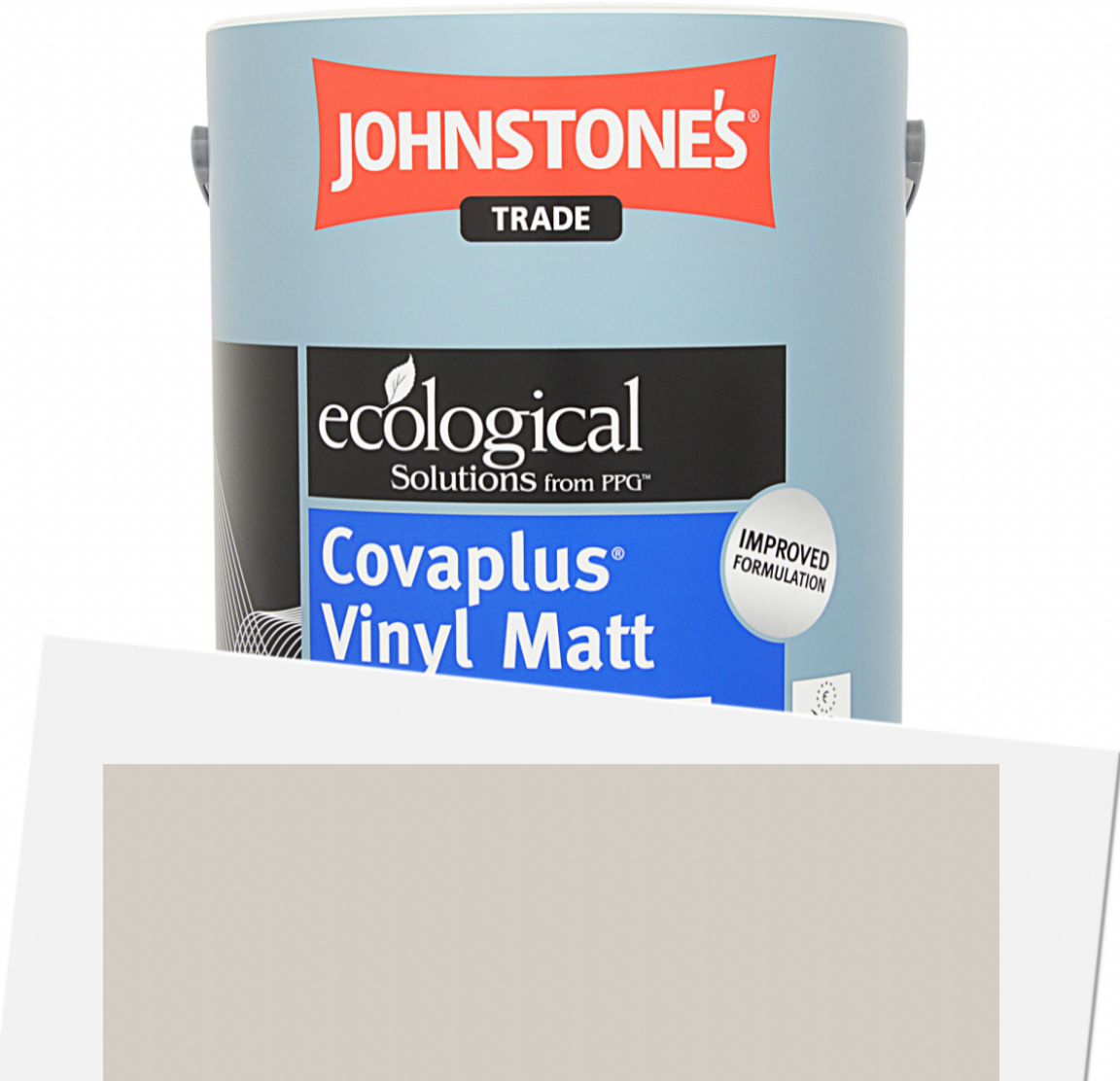 5L Johnstone’s Trade Covaplus- COAT Ambrose Warm Stone, Flat Matt