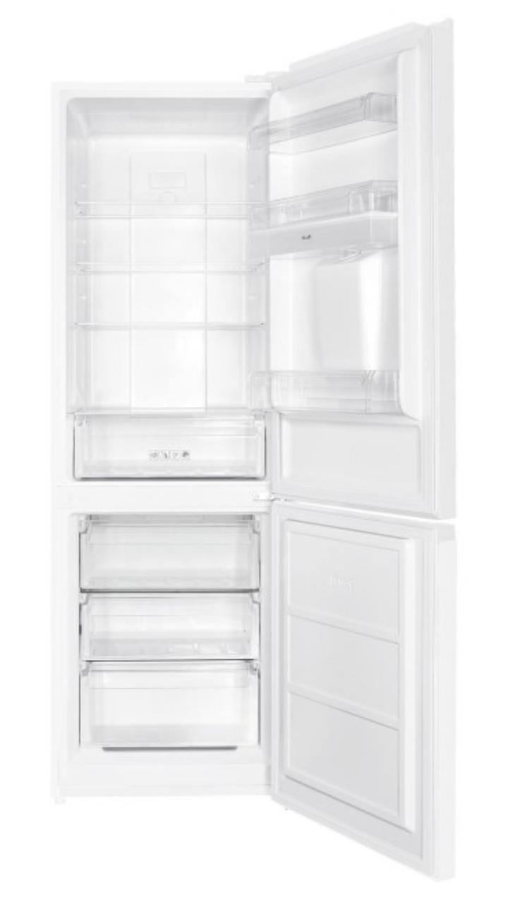 electriQ 291 Litre 60/40 Freestanding Fridge Freezer - Total No Frost in White