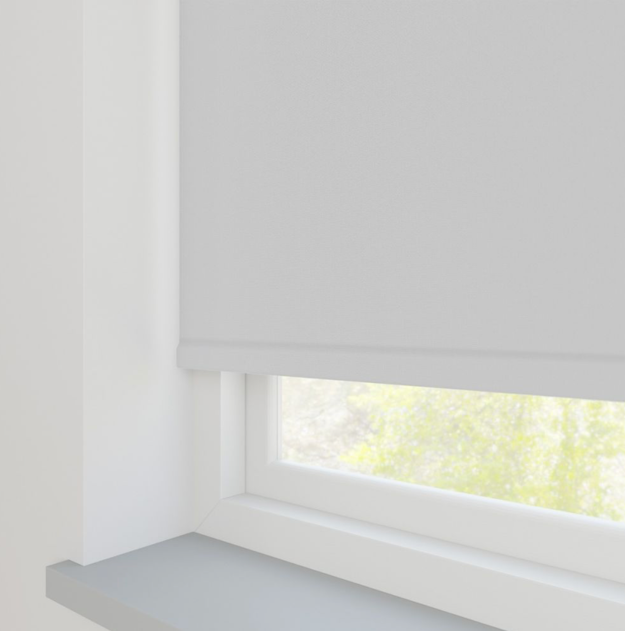 Bella Blackout Light Grey - W124 x D150.8