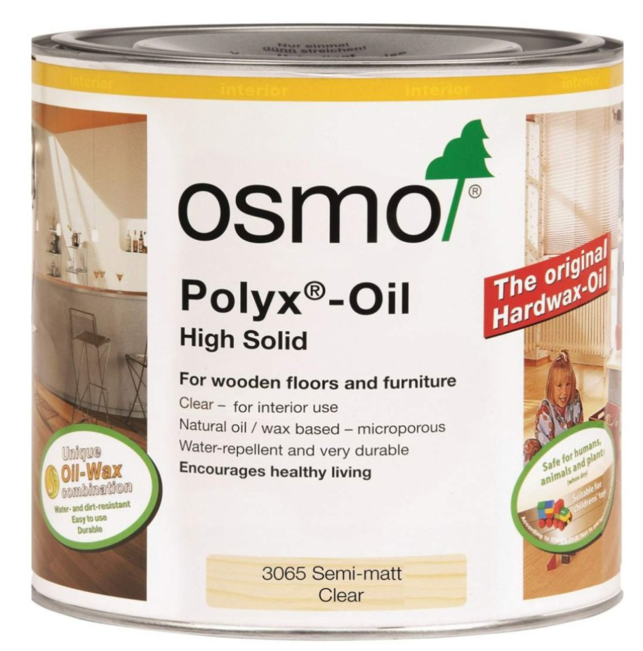 375ML Polyx Hardwax-Oil Original Semi-Matt Clear