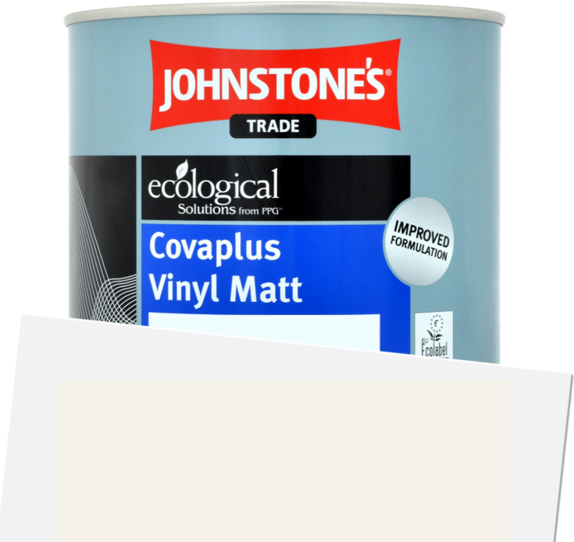 10L Johnstone's TRADE COVAPLUS V/MATT Lick White 03, Matt Emulsion