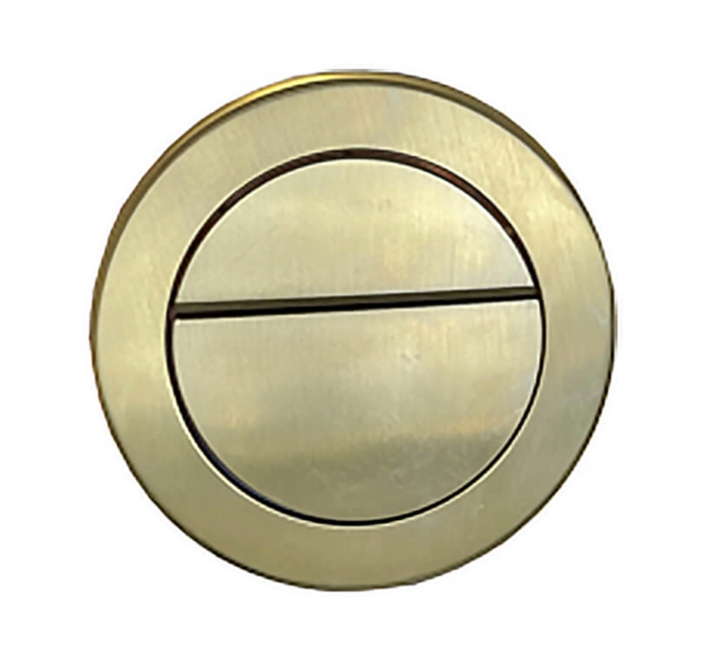 Harbour Concealed Cistern Flush Button - Brushed Brass
