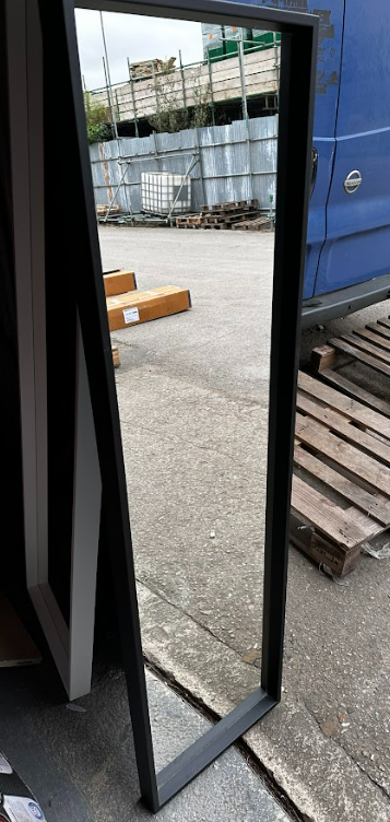 Mirror Rectangular, Black, 40x150cm