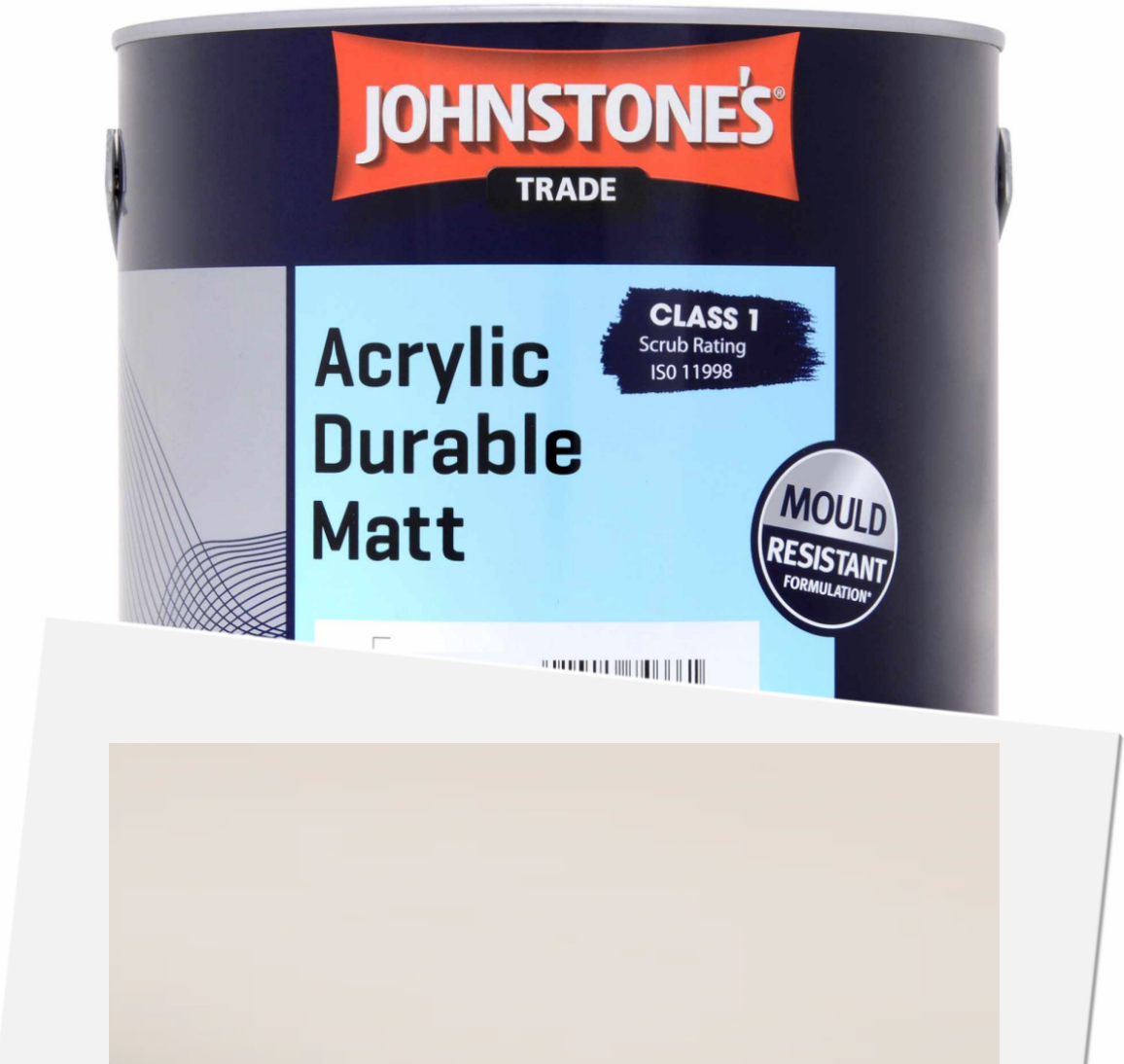 2.5L Johnstone's Acrylic Durable Matt - COAT Mindful, Flat Matt