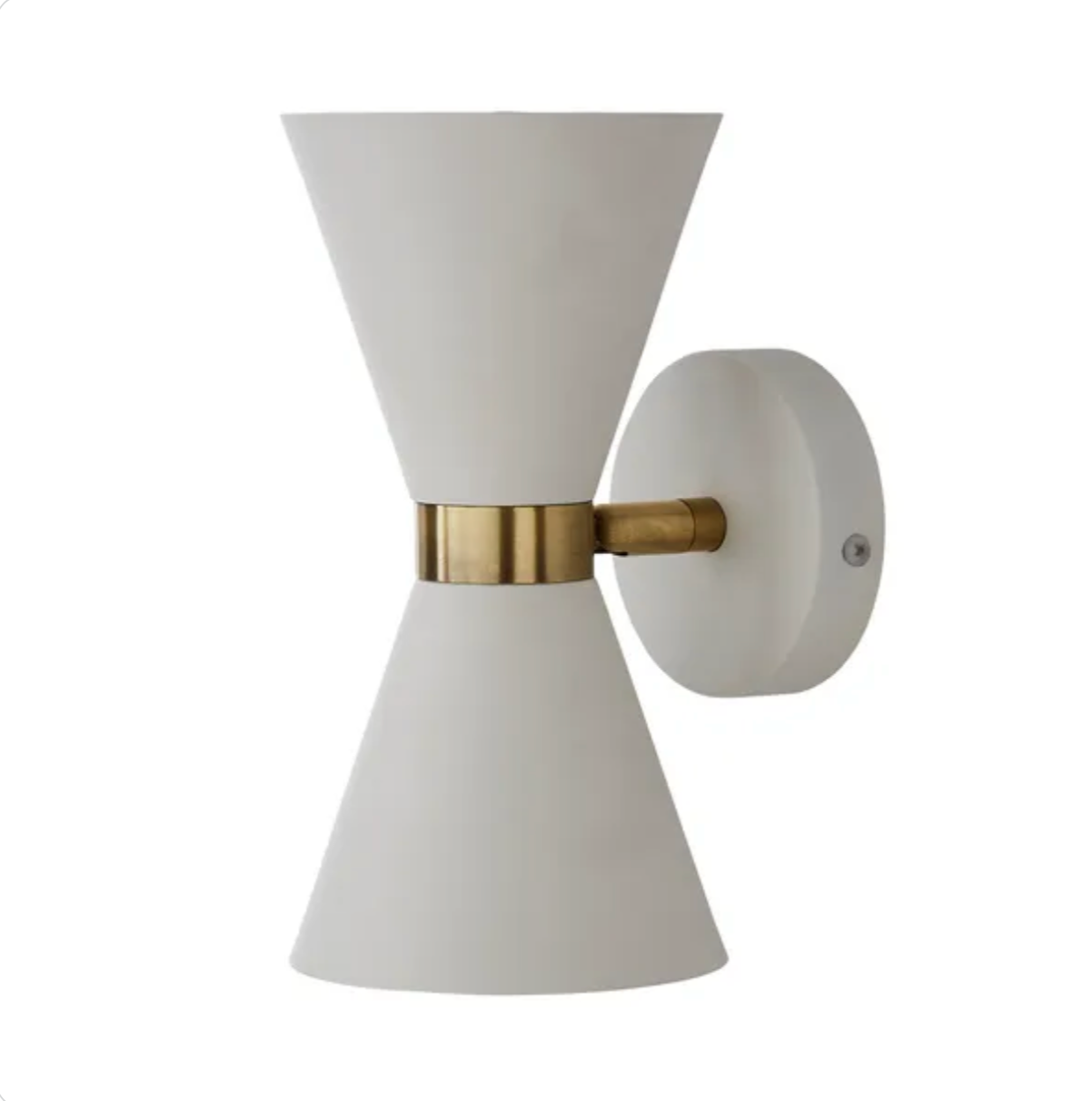 Archie Retro Head Dual Lit Wall Light - White