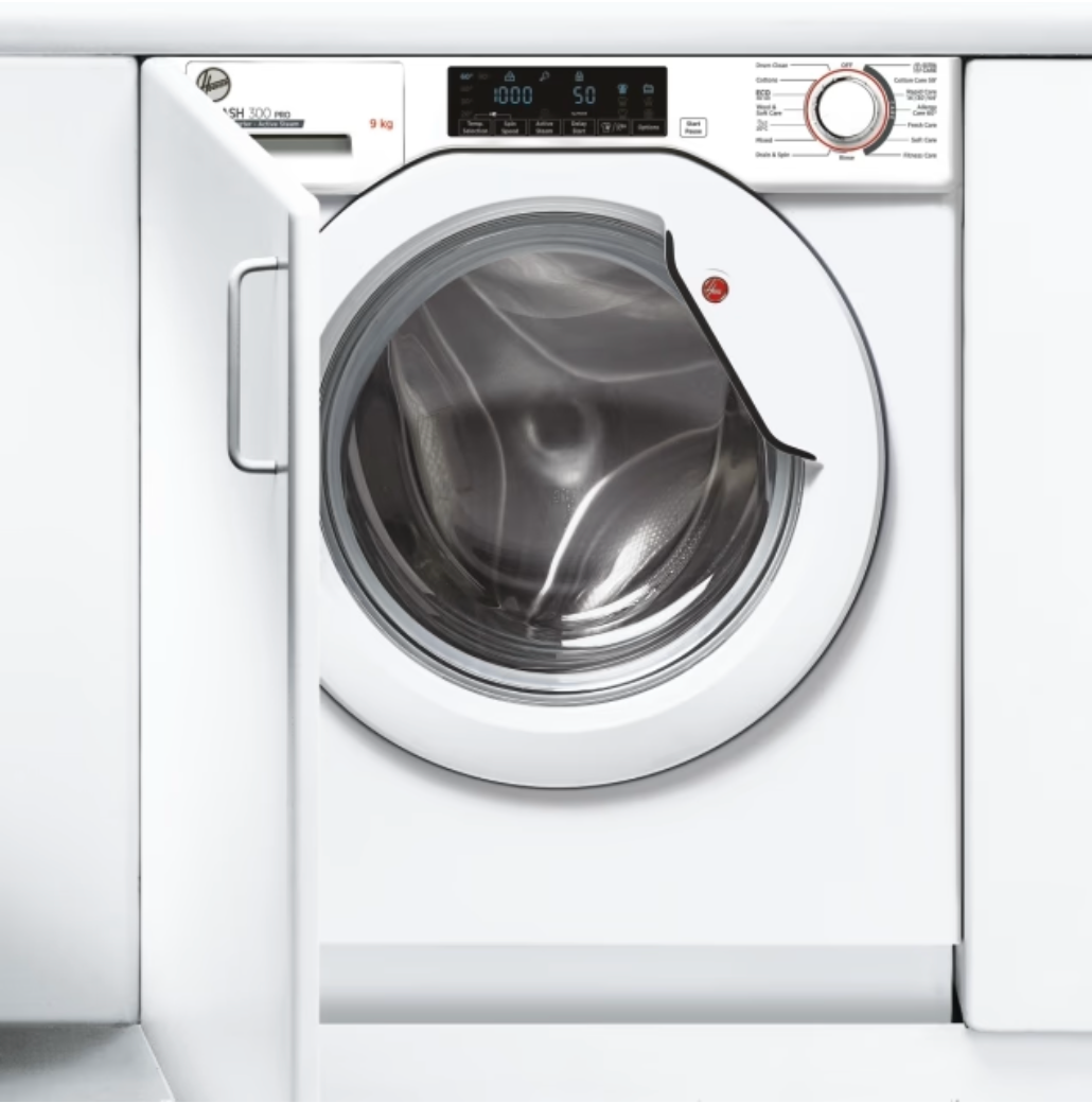 Hoover fully integrated washing machine, WIFI