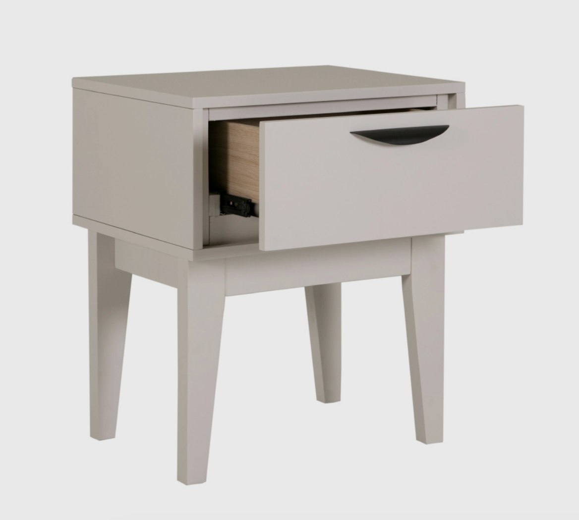 Luna Bedside Table - Taupe 46x54x36.5cm