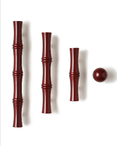 Bamboo Handle, Cherry 128mm