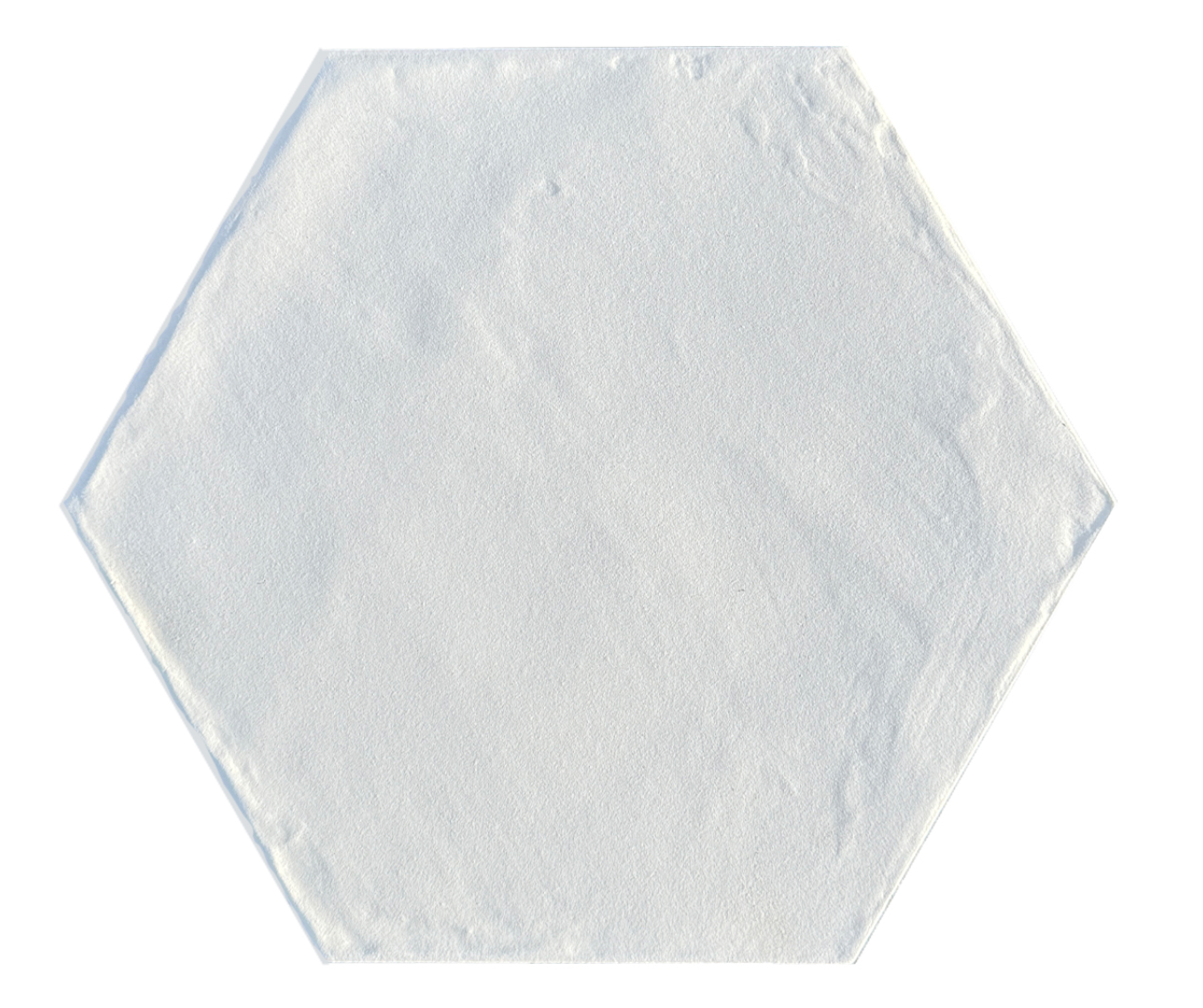 Clay White Matt Porcelain Hexagonx182x10