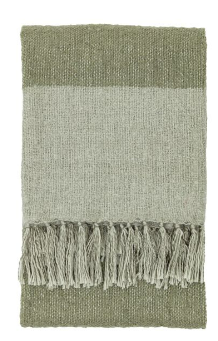 Stripe Faux Mohair Throw (w)1800mm x (d)1300mm x (h)20mm