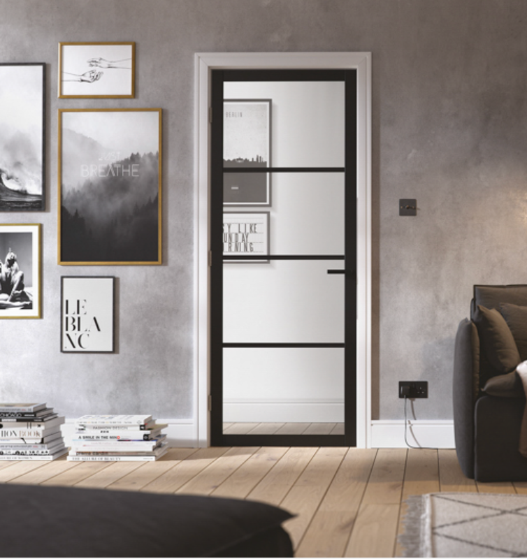 BLACK SOHO GLAZED 4L - 2040 x 726mm x 40