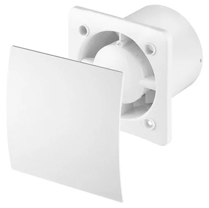 Arezzo 100mm Silent Extractor Fan - Standard - White