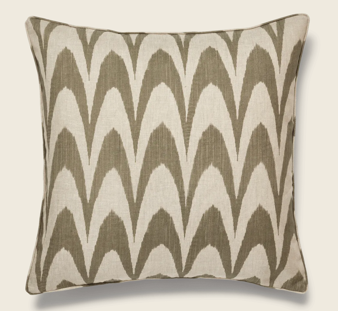Shaila Cushion Cover - Gray Green, 51 x 51 cm
