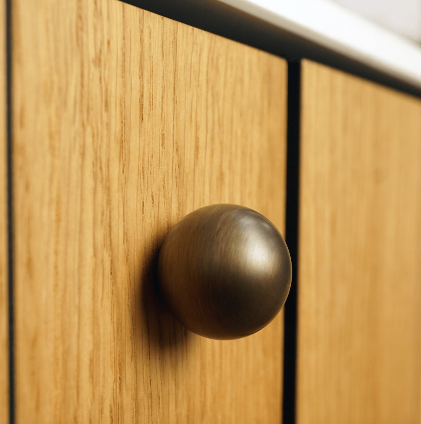 KOJI Sphere Knob - Antique Brass