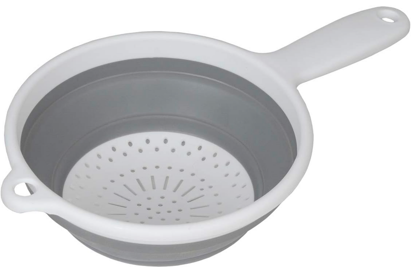 Colander, Plastic, Grey, White
