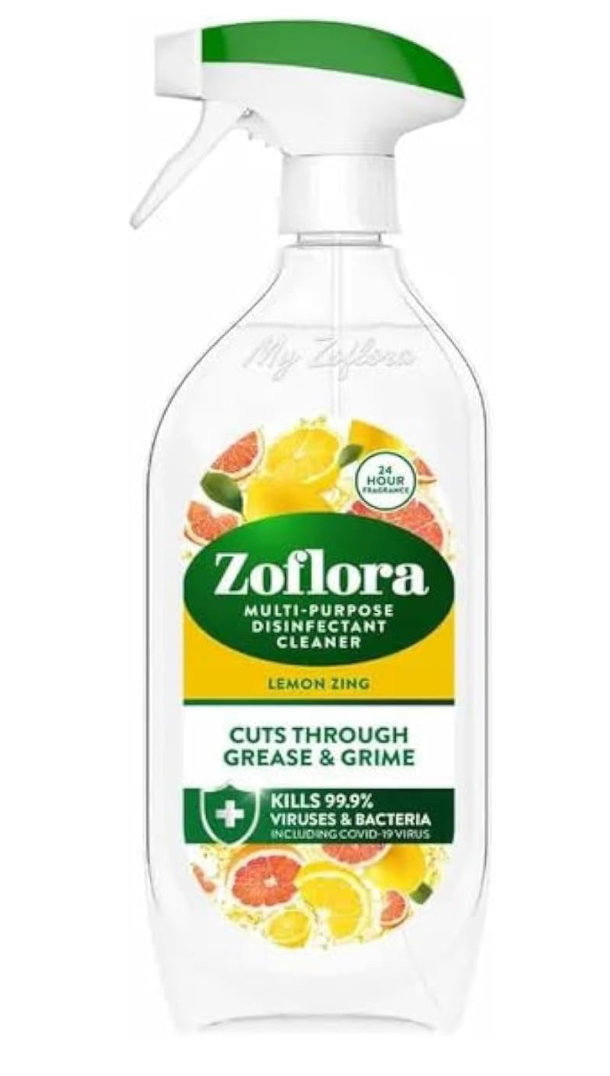 Zoflora Lemon Zing Multipurpose Disinfectant Spray, 800ML
