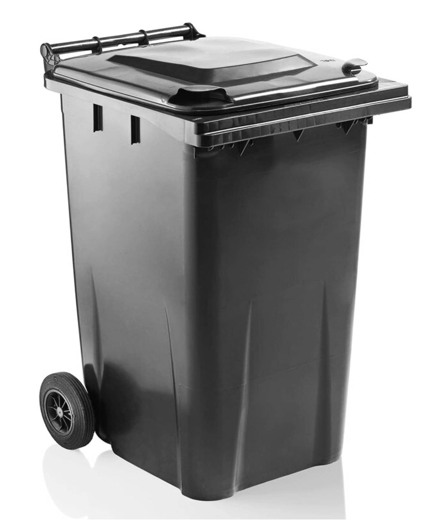 STORM TRADING GROUP 240 Litre Outdoor Wheelie Bin Grey/Black