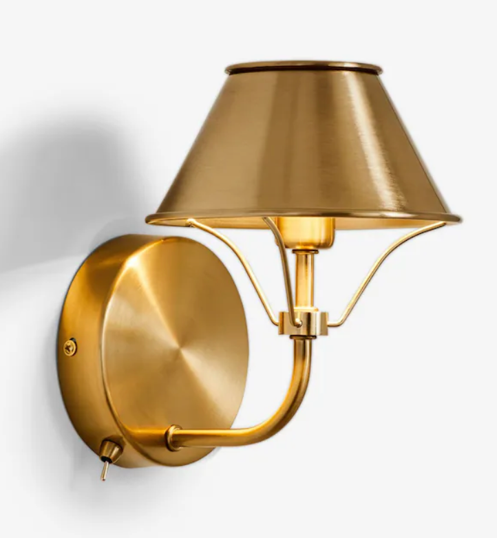 Brass Hector Rechargeable Wall Light