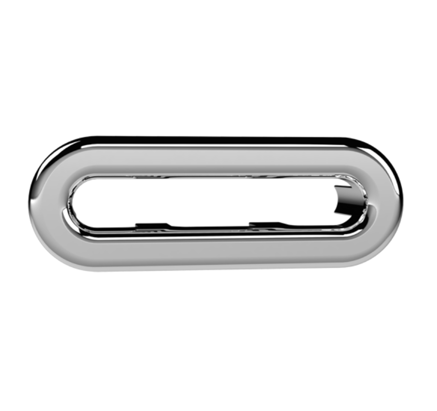 Roxbury Traditional Chrome Basin Overflow Cover Insert