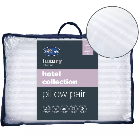 Silentnight Hotel Collection Medium Pillow – 2 Pack