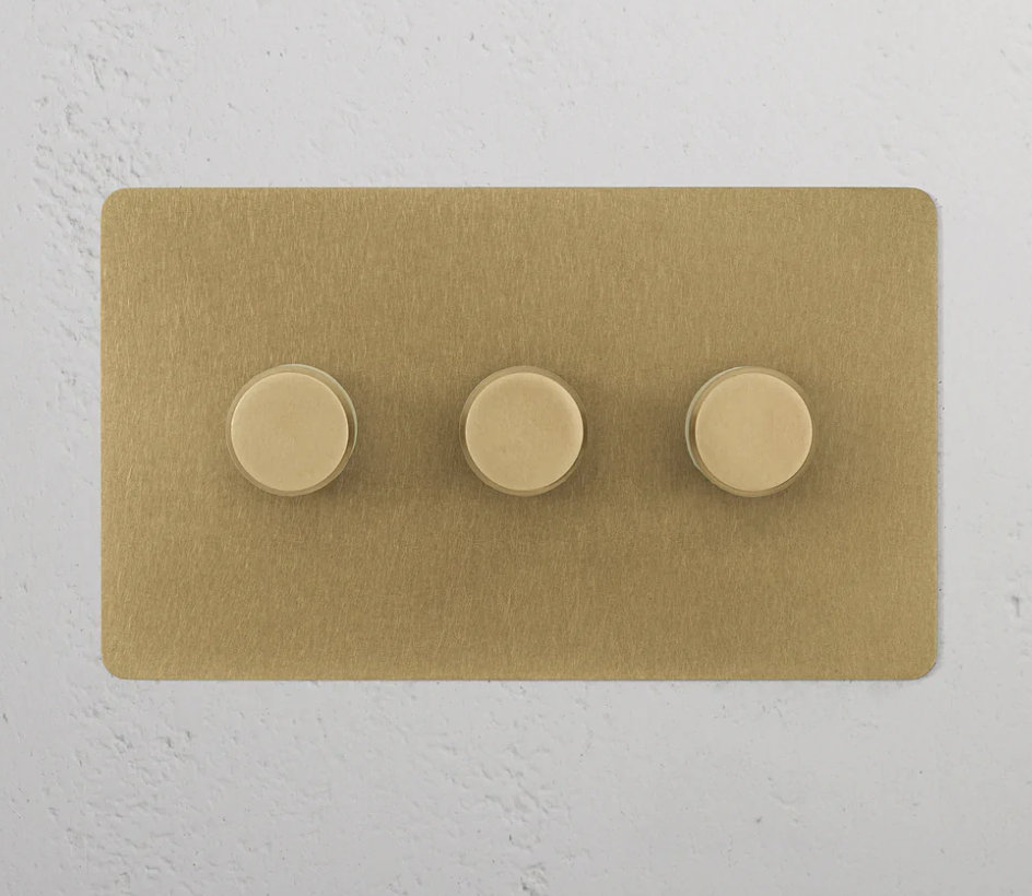 3G Two Way Dimmer Switch Antique Brass