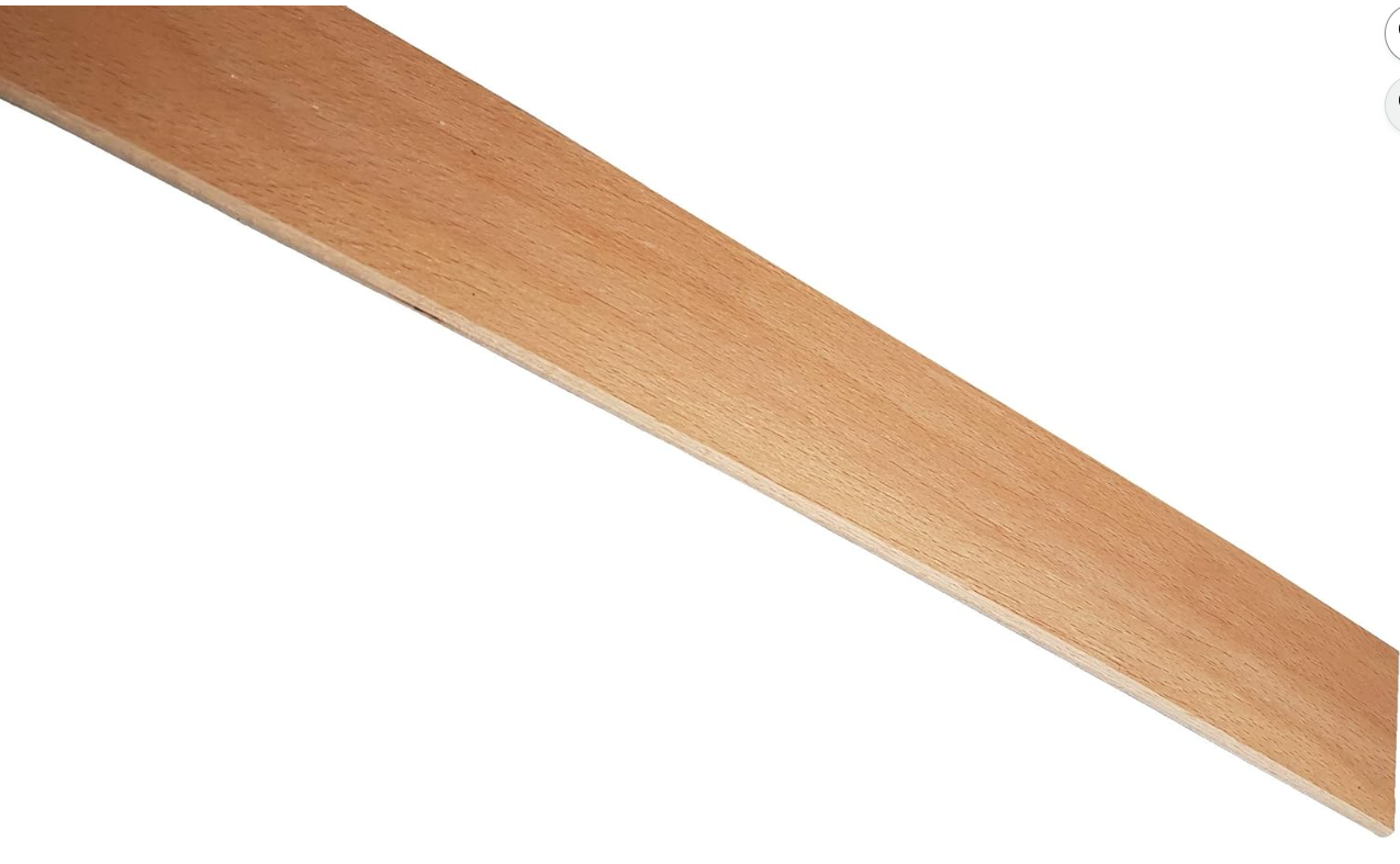 Save On Goods UK BED SLAT - SPRUNG WOOD WOODEN REPLACEMENT/SPARE, 60CM