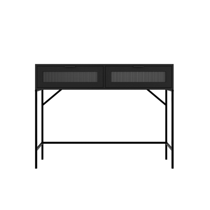 Lincoln Black Console Table, 35X106X80CM