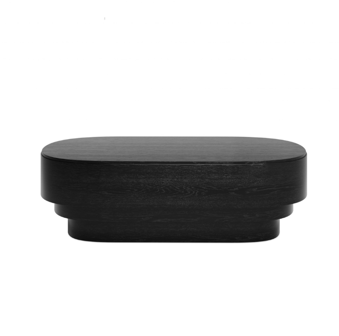 Kuma Black Coffee Table, 60X100X30CM