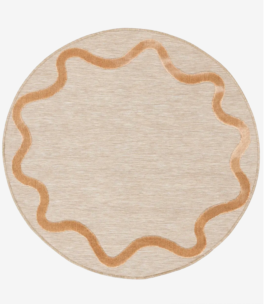 Svirla Rug - Beige Ø 150