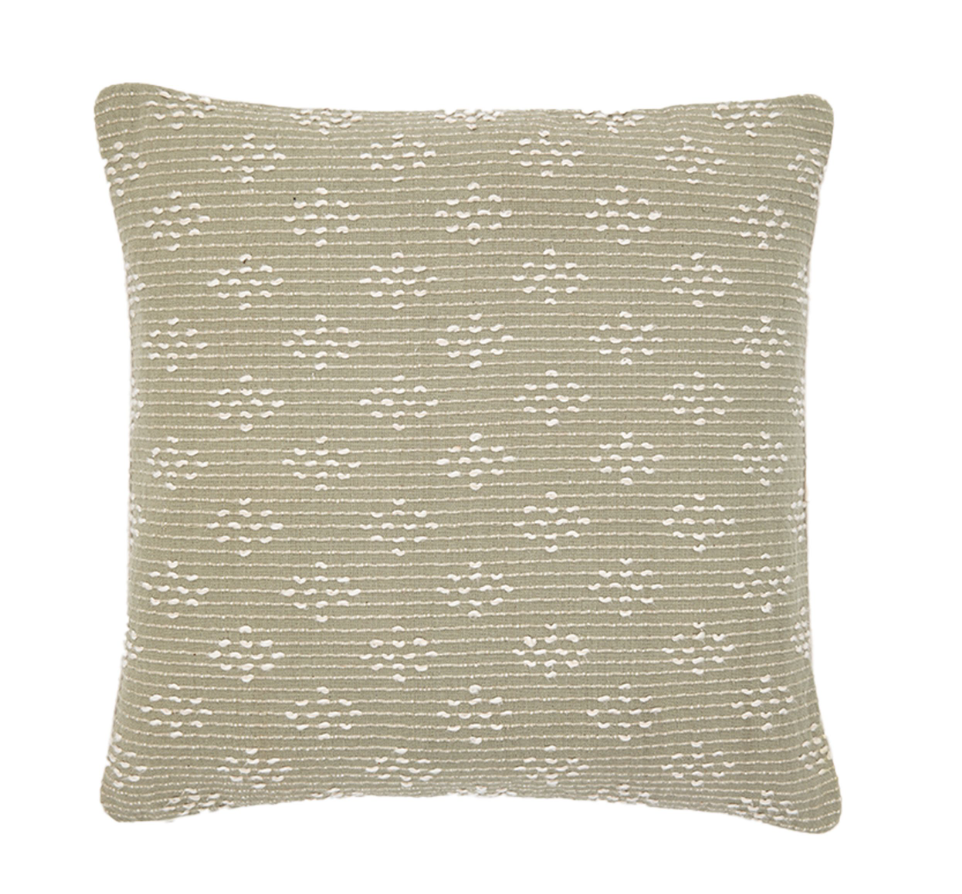 Lanzo Woven Cushion Sage 45X45CM