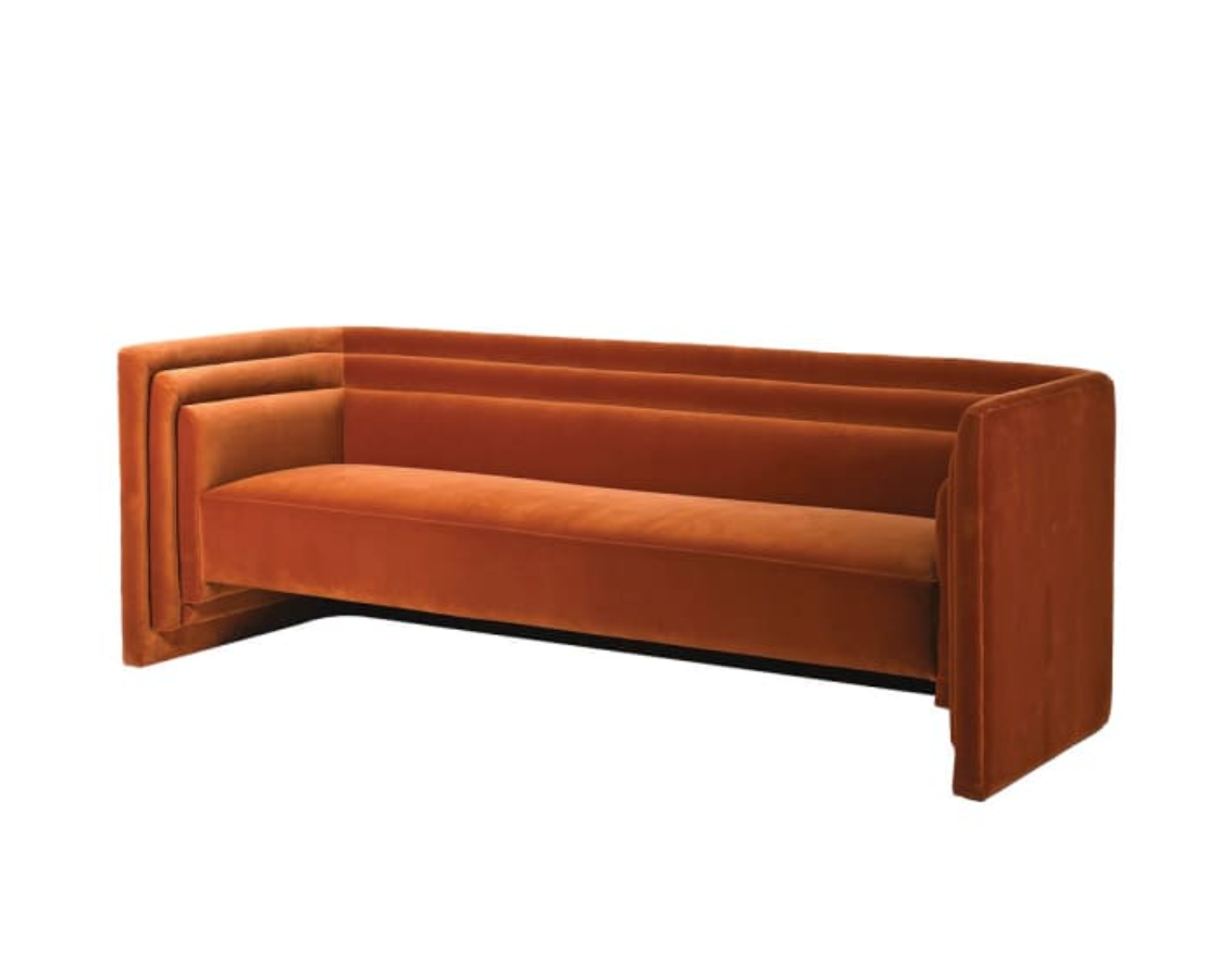 Russet Viva Stepped Sofa 84 X 238 X 85CM