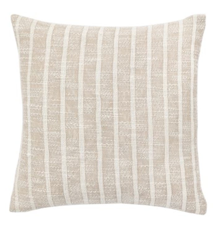 Melford Stripe Cushion Sand 45 x 45CM
