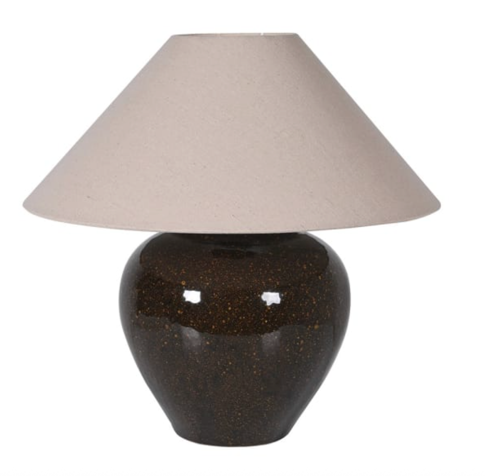 Aries Table Lamp with Linen Shade 50 X 50CM