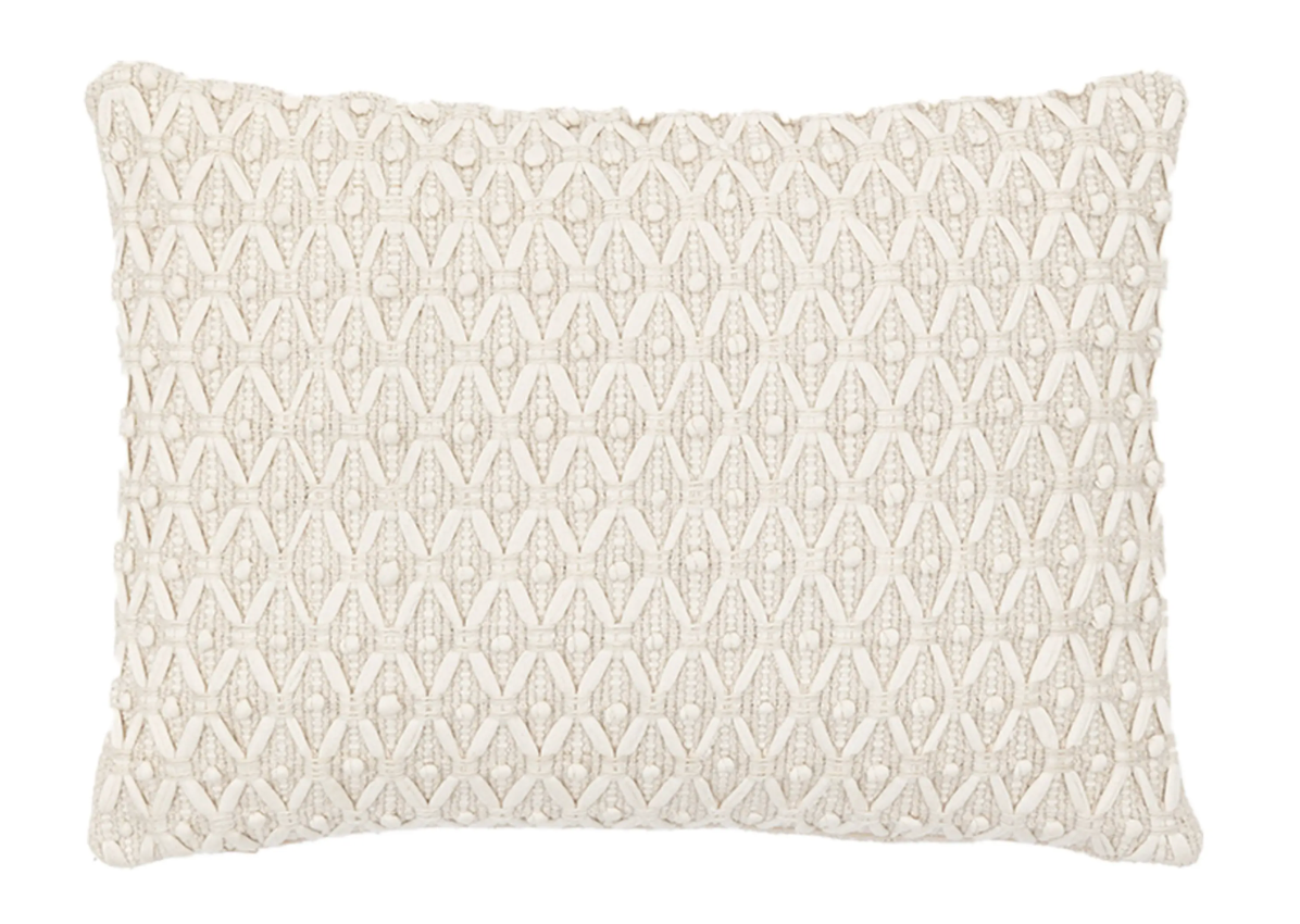 Cheslyn Woven Cushion Cream 50 X 35CM