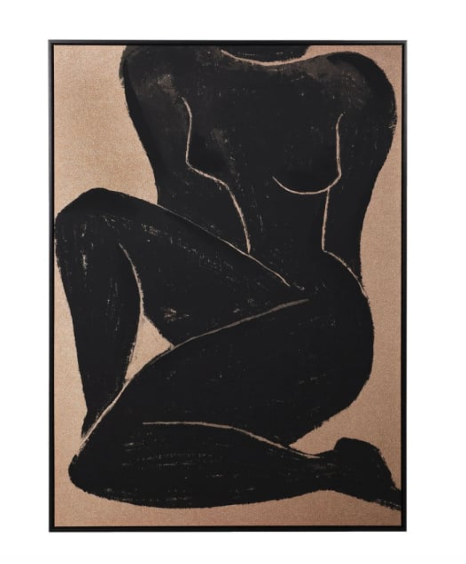 Woman Silhouette Canvas, 143 X 103 CM