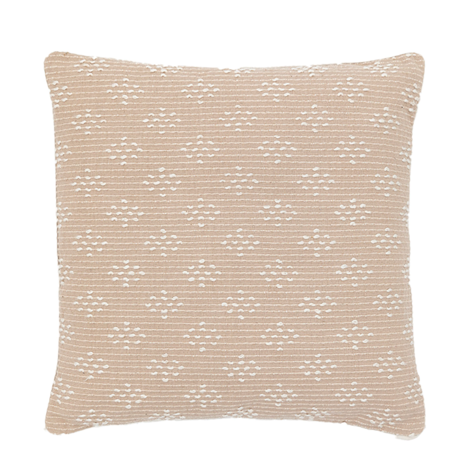 Lanzo Woven Cushion, Taupe 45 X 45 CM