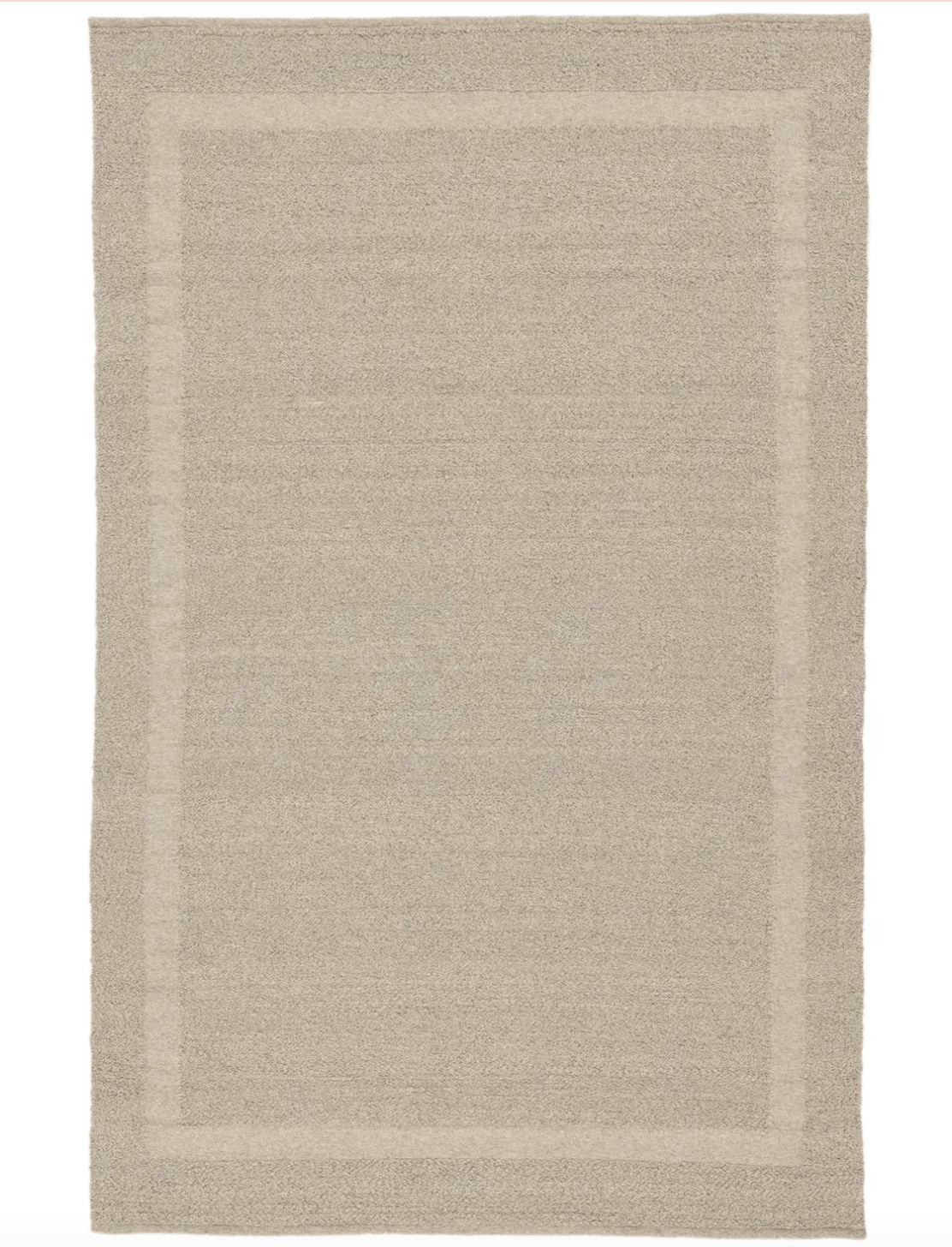 Gunde - Taupe Brown Wool rug 160 x 230 cm