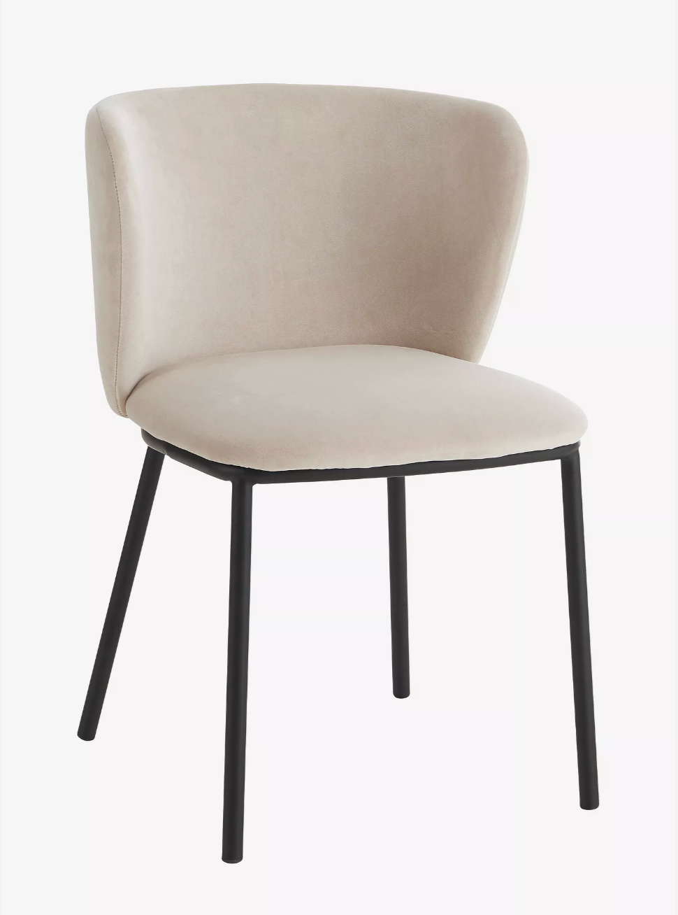 Velvet Beige Dining Chair