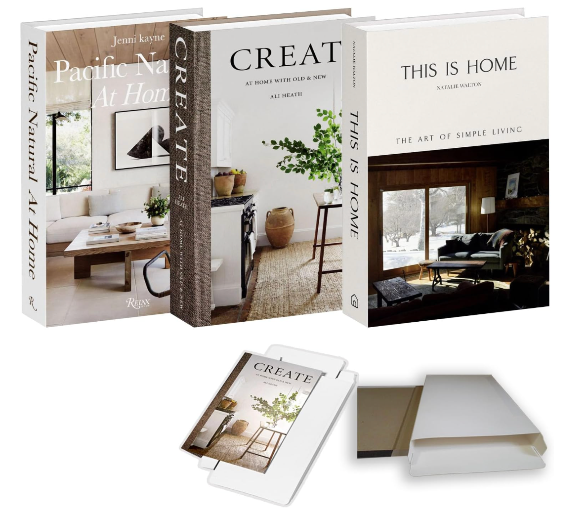 Faux Decorative Books for Home Decor, Set of 3