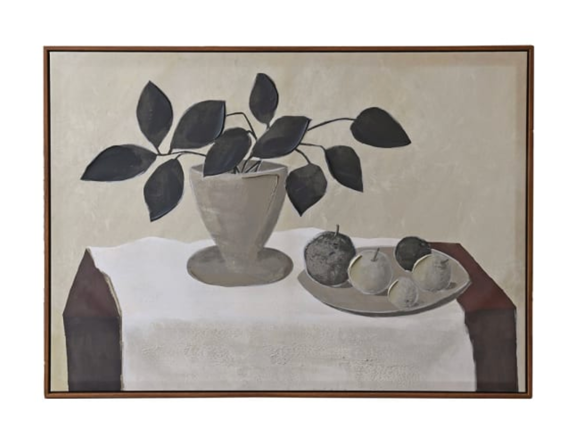 Plante Et Fruits Framed Canvas, 75 X 100 CM