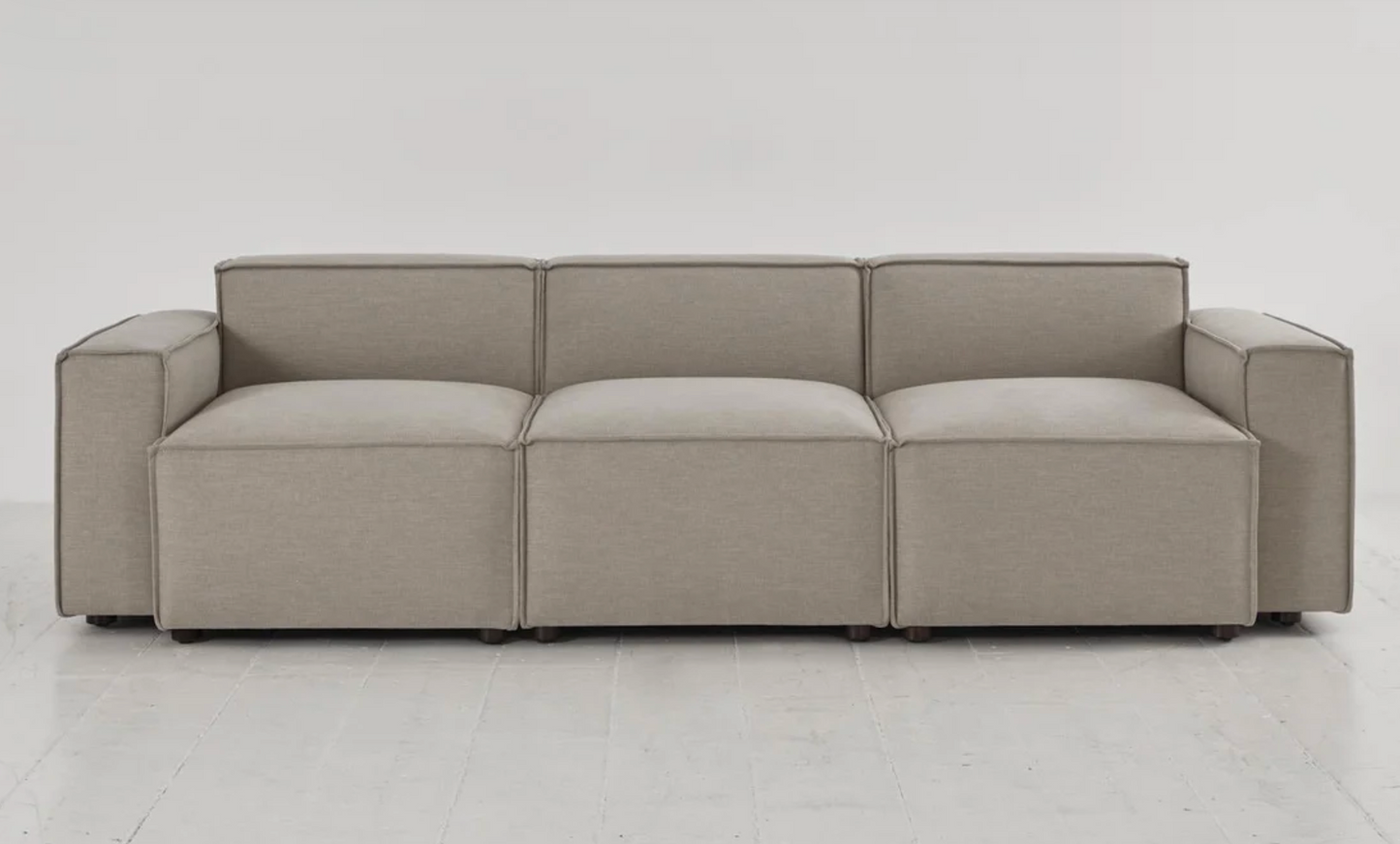 Model 03 3-Seater Sofa, Pumice - W254 X H71 X D92 CM