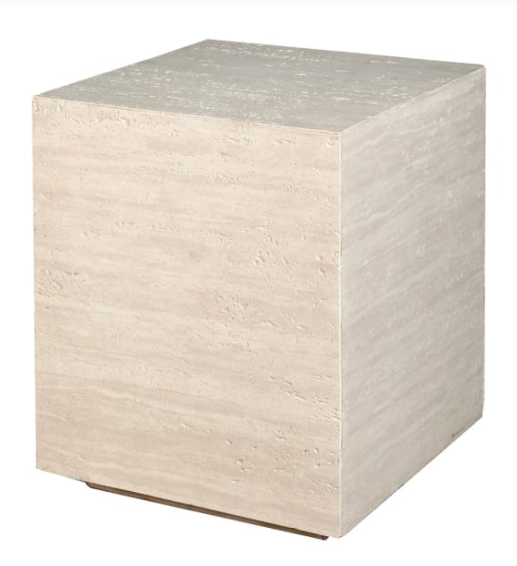 Travertine Effect Cube